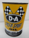 D-A Speed Sport Oil Quart Can