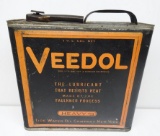 Veedol Heavy #3 Flat Gallon Oil Can