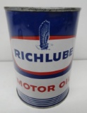 Richlube Motor Oil Quart Can