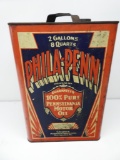 Philla Penn Motor Oil Two Gallon Can
