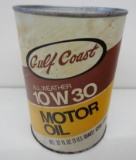 Gulf Coast Motor Oil Quart Can