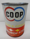 Co-Op Double Cirlce Motor Oil Quart Can