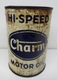 Hi-Speed Charm Motor Oil Quart Can