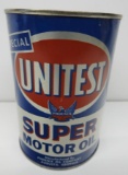 Unitest Super Motor Oil Quart Can