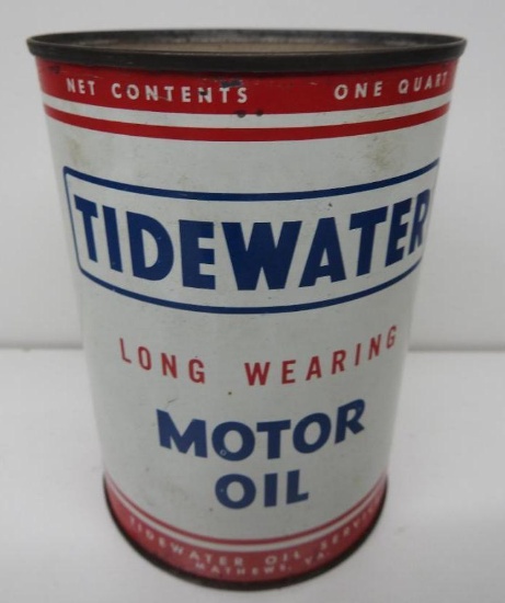Tidewater Motor Oil Quart Can