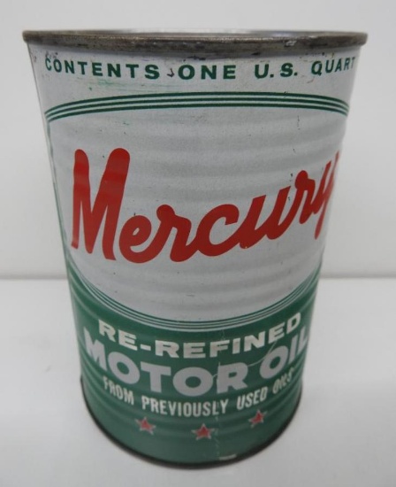 Mercury Motor Oil Quart Can
