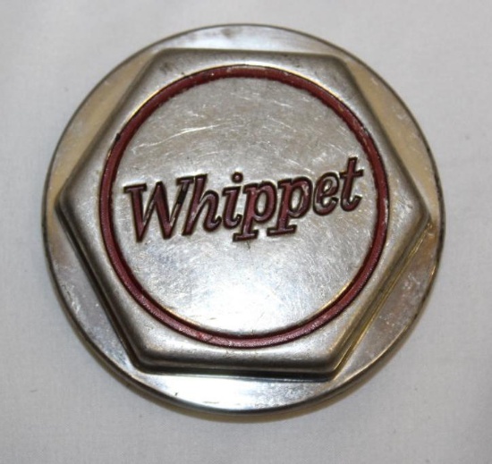 Whippett Motor Car Co Threaded Automobile Hubcap