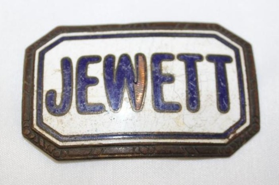 Jewett Motor Car Co Radiator Emblem Badge