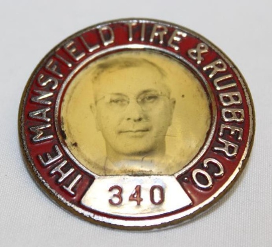Mansfield Tire and Rubber Company Employee Badge
