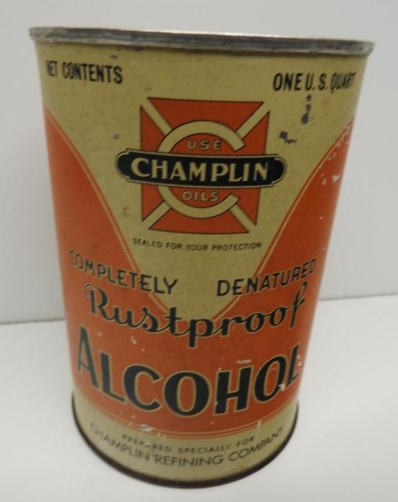 Champlin Alcohol Quart Oil Can