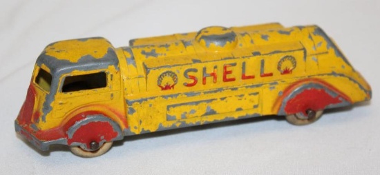 Shell Oil Tanker Truck Advertising Tootsie Toy