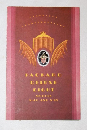 1930-1931 Packard 8-40 & 8-45 Sales Brochure Booklet
