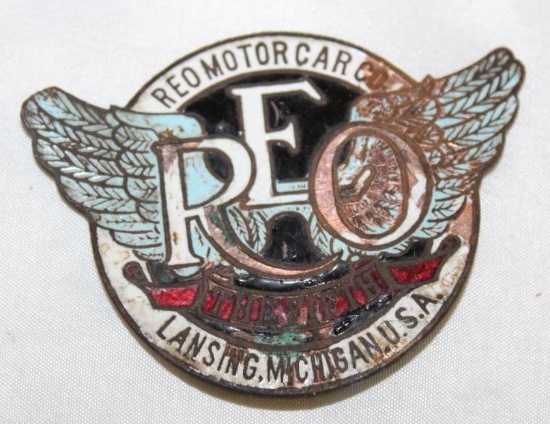 Reo The Fifth Motor Car Co Radiator Emblem Badge