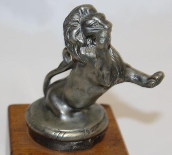1925-1928 Franklin Lion Radiator Mascot Hood Ornament