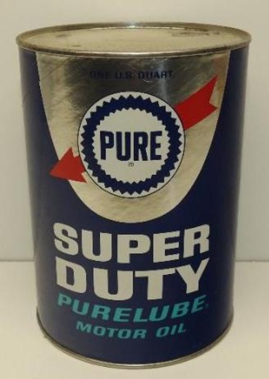 Pure Super Duty Motor Oil Quart Can