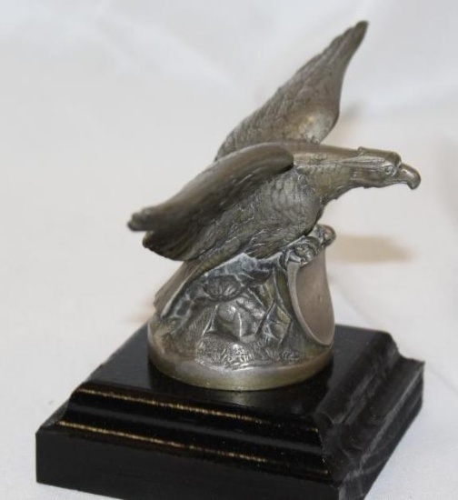 Eagle with Shield Radiator Mascot Hood Ornament