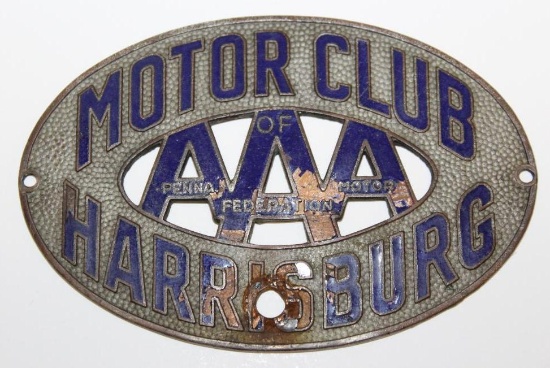 Harrisburg PA AAA Motor Club Emblem Badge
