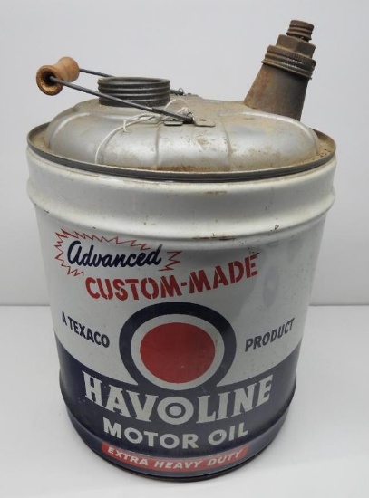 Havoline Motor Oil Five Gallon Can