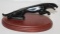 NOS Black Jaguar Radiator Mascot Hood Ornament