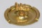 1960 Veteran Motor Car Co Glidden Tour Figural Ashtray Award