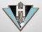 1930-1933 Hupmobile Model H Radiator Emblem Badge