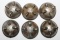 Group of 6 Ford Model T Radiator Caps