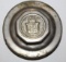 Brass Cadillac Motor Car Co Threaded Hubcap