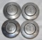 Group of 4 Chrysler Motor Car Co Threaded Hubcaps