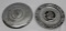 Group of 2 Cadillac Pontiac Oakland Hubcap Center Pieces