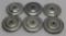 Group of 6 1930's Hudson Motor Car Co Hubcaps