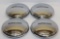 Group of 4 1934 & 1935 Graham Hubcaps