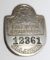 1928 Illinois Registered Chauffeur Pin Badge