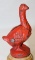 Red Goose Shoes Advertising Cast Iron Bank Radiator Mascot Hood Ornament