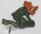 1920's Imp Thumbing Their Nose Radiator Mascot Hood Ornament
