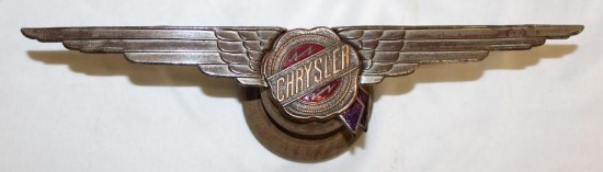 1937 Chrysler Trunk Emblem Badge