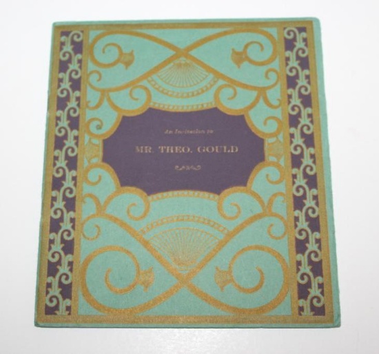 1920's Custom Packard Sales Brochure Book Invitation