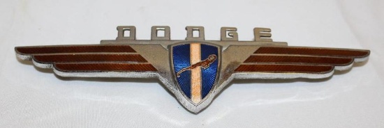 1940 Dodge Motor Car Co Trunk Emblem Badge