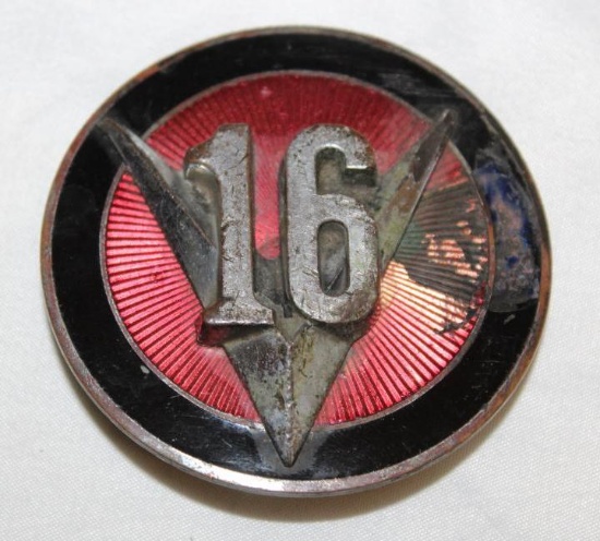 1930 Cadillac V16 Radiator Emblem Badge