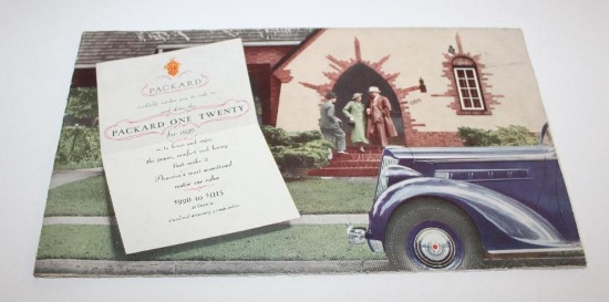 1936 Packard One Twenty Sales Brochure Book