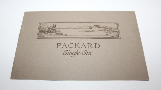 1920's Packard Single Six Sales Brochure Book