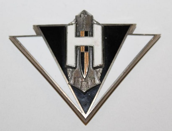 1930-1933 Hupmobile Model C Radiator Emblem Badge