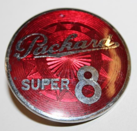 1939-1940 Packard Super Eight Radiator Hood Emblem Badge
