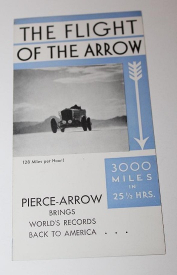 1933 Pierce Arrow Sales Brochure Booklet