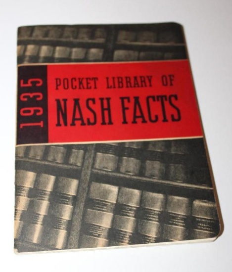 1935 Nash Information Fact Book