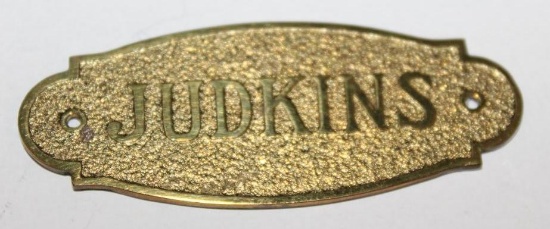 Judkins Coachbuilder Bodytag Emblem Badge