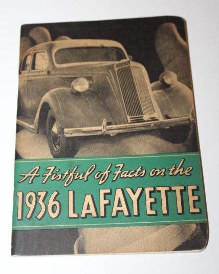 1936 Nash Lafayette Information Fact Book