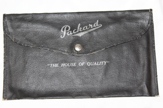 Packard Motor Car Co Advertising Tool and Literature Pouch