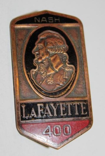 1936-1937 Nash Lafayette 400 Radiator Emblem Badge