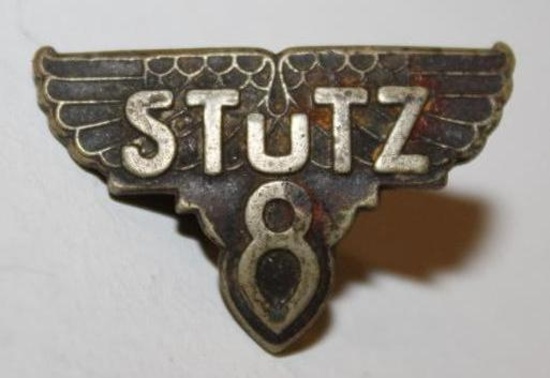 1920's Stutz 8 Radiator Emblem Badge