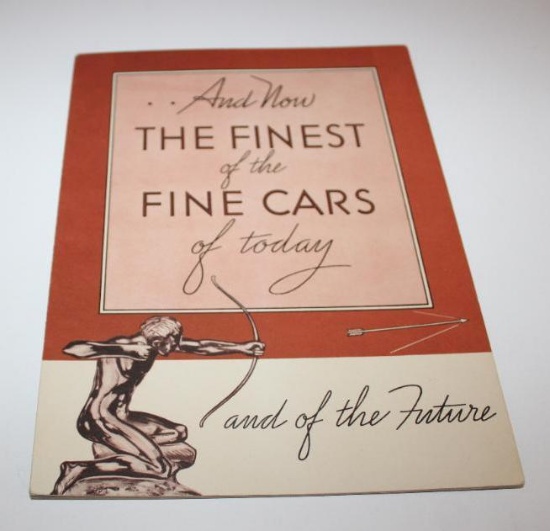 1936 Pierce Arrow Sales Brochure Book